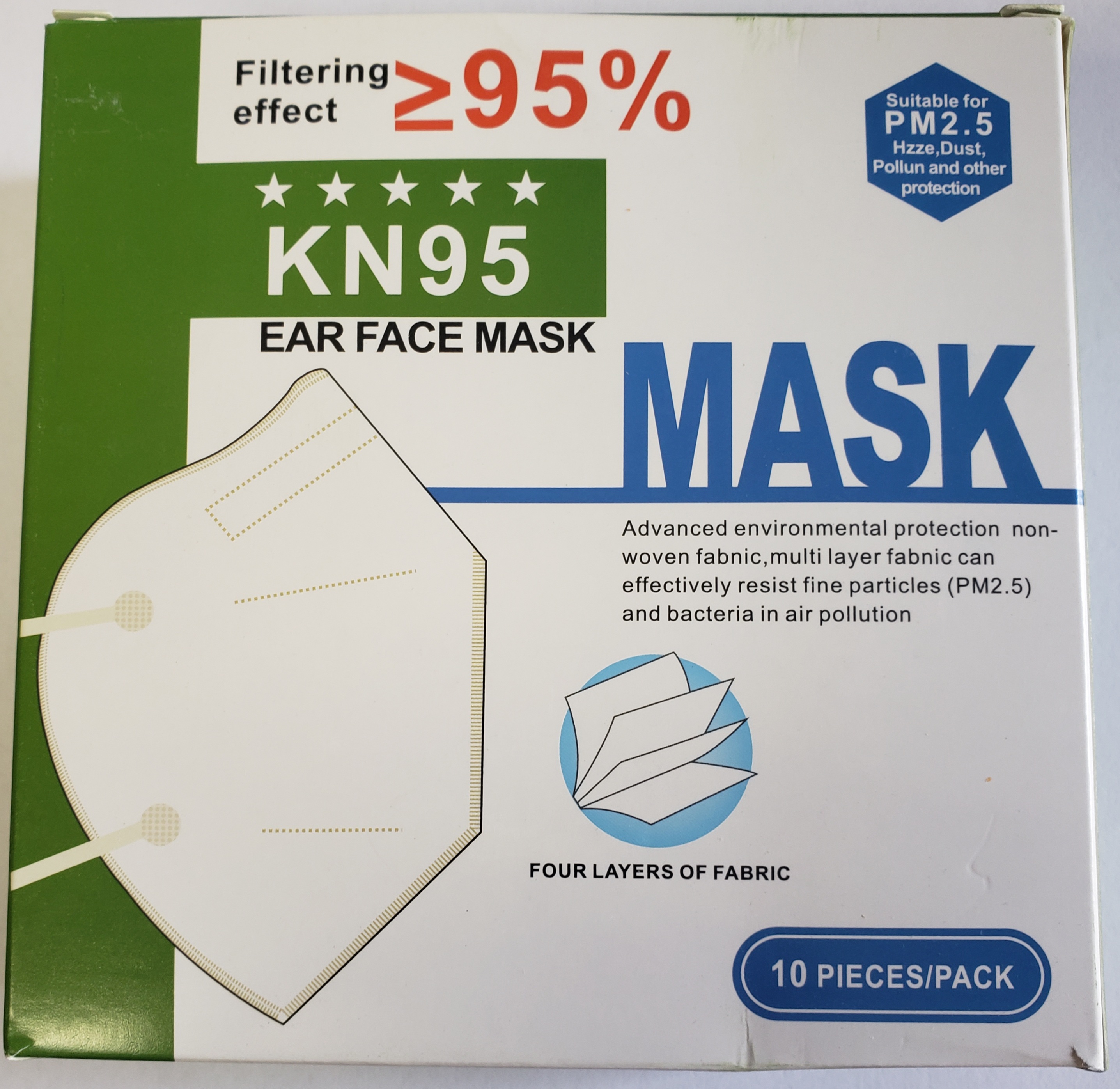KN95 Mask 10-PK
